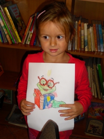 Pierwsza wizyta przedszkolaków w bibliotece - 2015